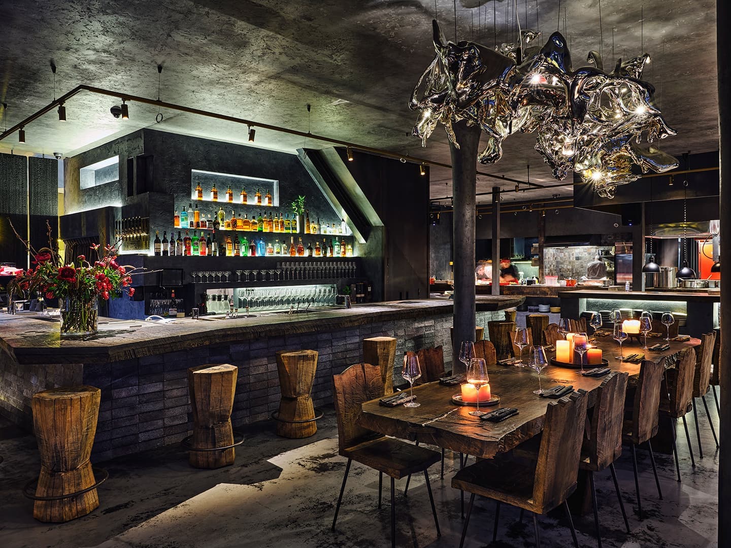 Московский ресторан в стиле ваби-саби – проект бюро NB-Studio