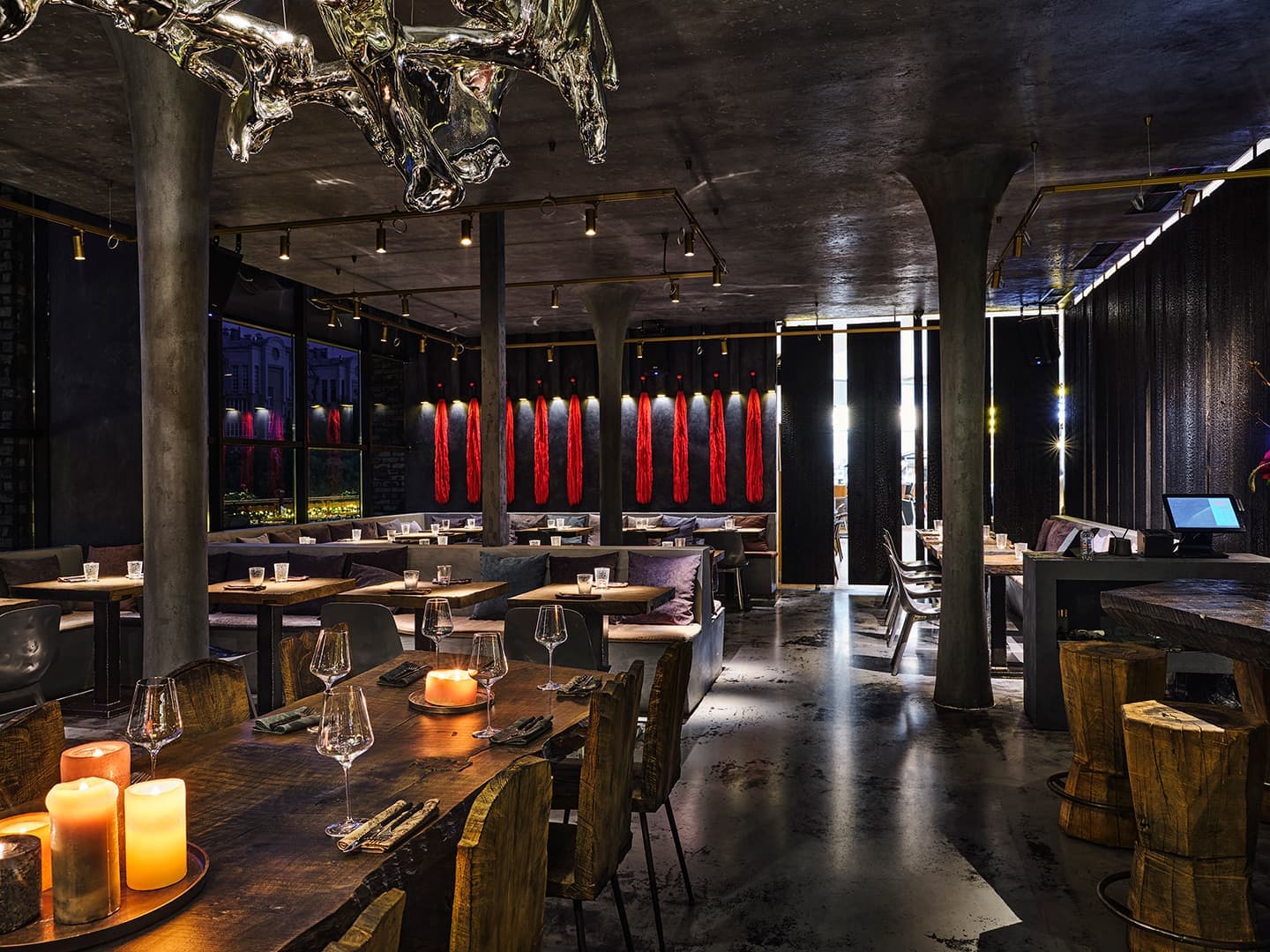 Московский ресторан в стиле ваби-саби – проект бюро NB-Studio