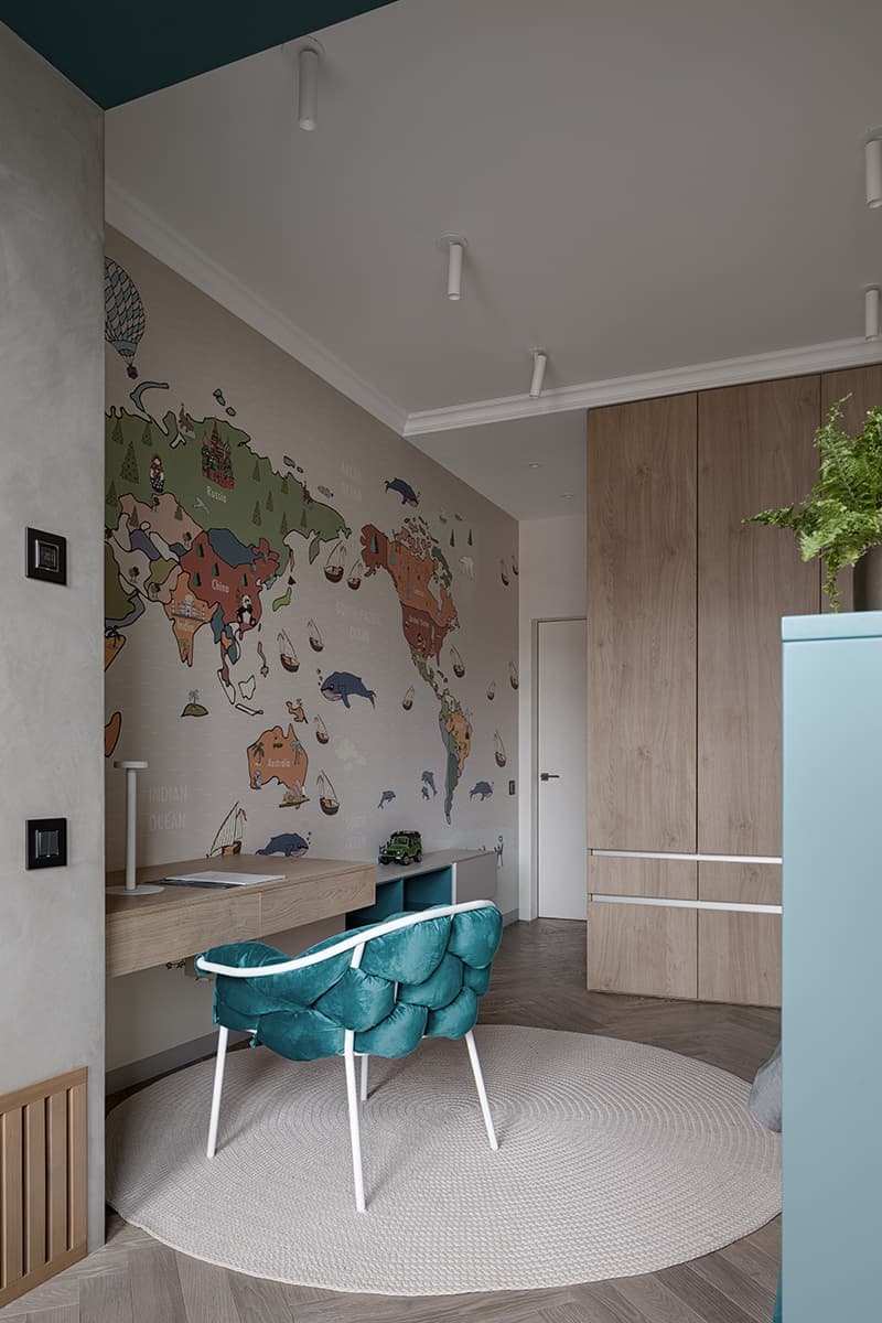 Трехкомнатная квартира в Киеве – проект студии N.Team interior design