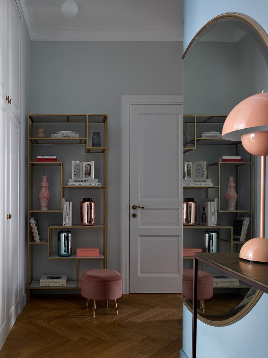 Квартира в Москве с использованием геометрии в интерьере – проект дизайнера Анастасии Холопцевой