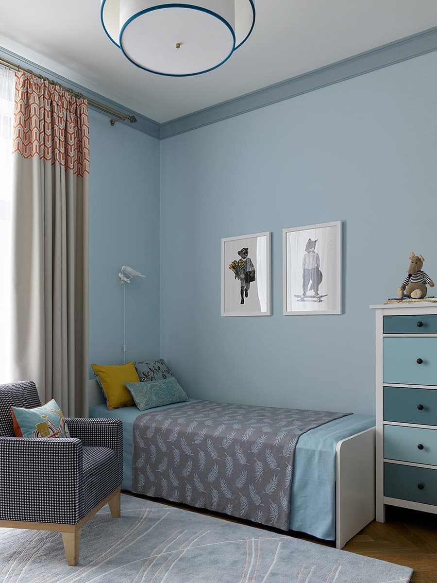 Квартира в Москве с использованием геометрии в интерьере – проект дизайнера Анастасии Холопцевой