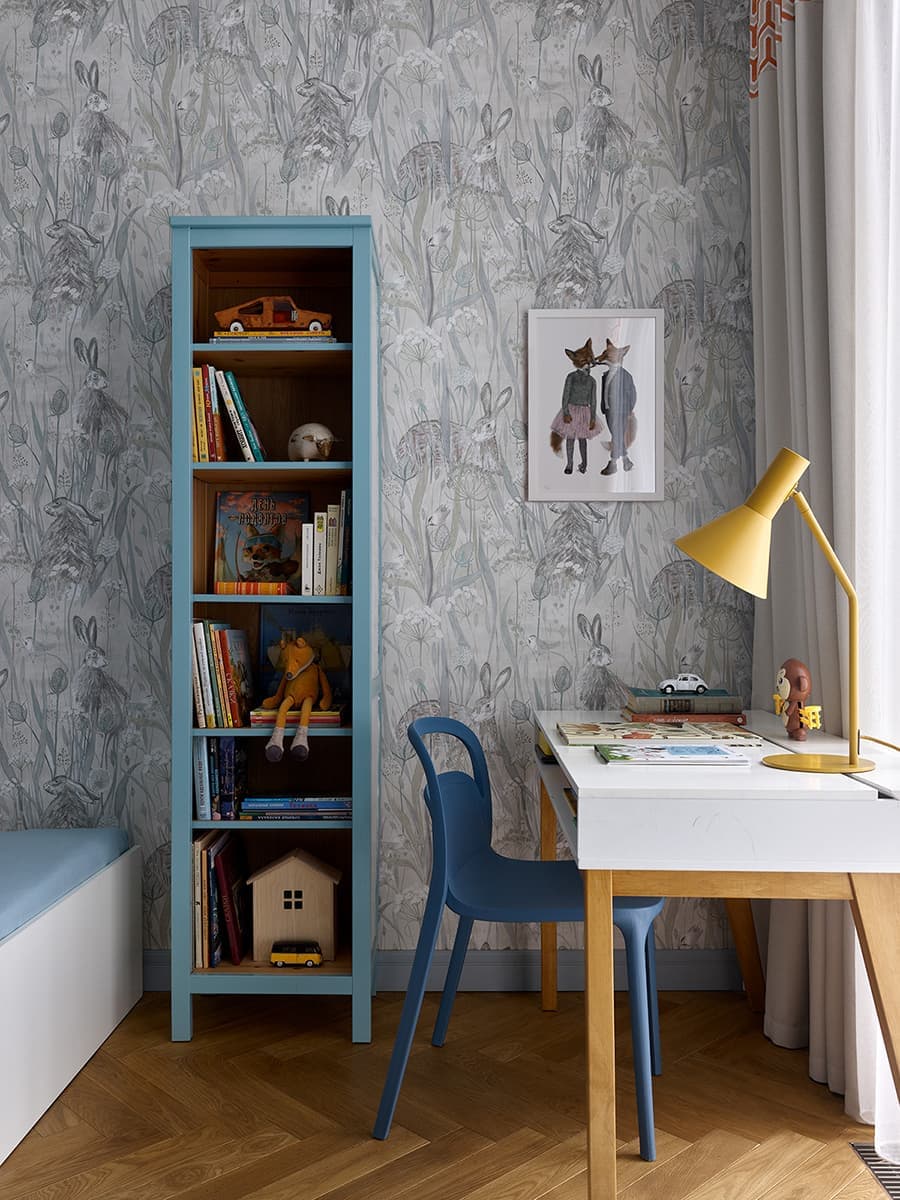 Квартира в Москве с использованием геометрии в интерьере – проект дизайнера Анастасии Холопцевой