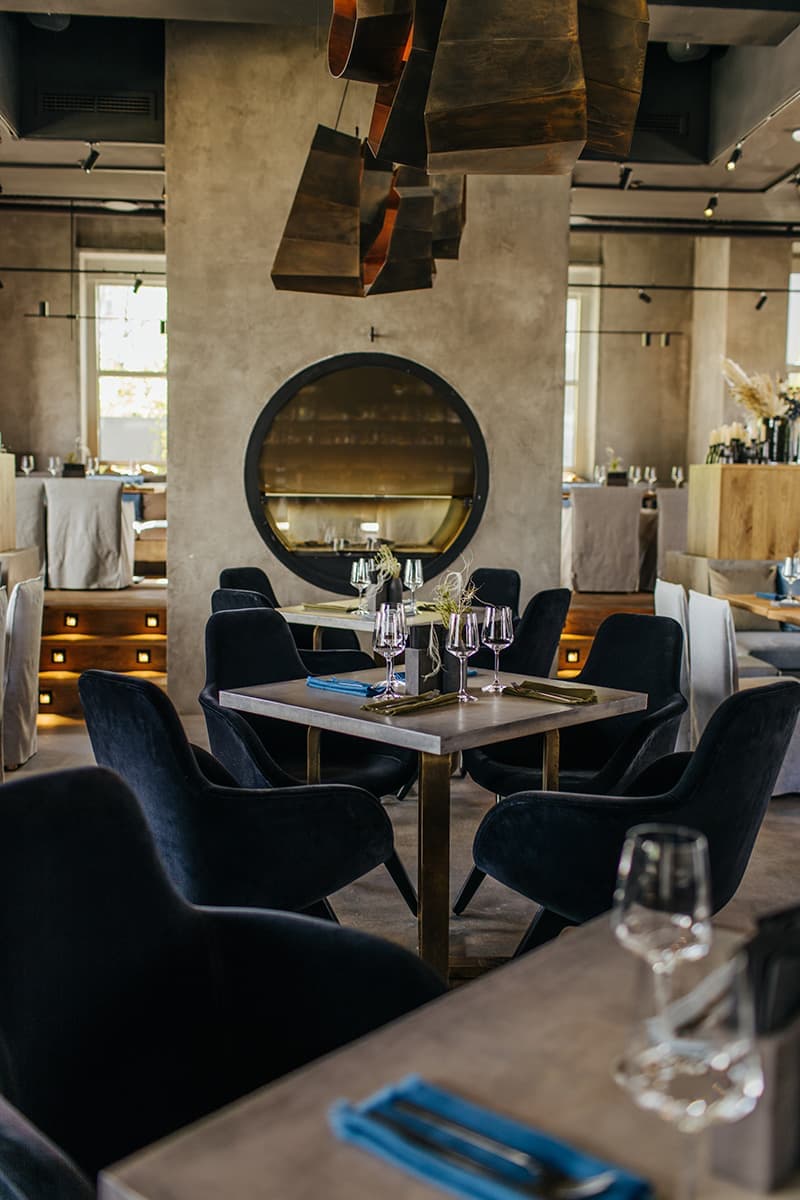 Гармония пяти фактур в интерьере ресторана Kano – проект архитектурного бюро NB Studio
