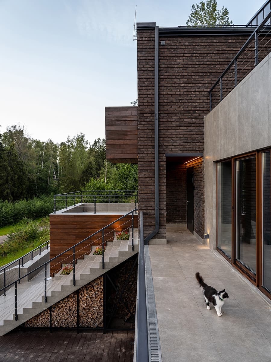 Эклектичный интерьер коттеджа с восточными нотами – проект архитектурного бюро ab2.0