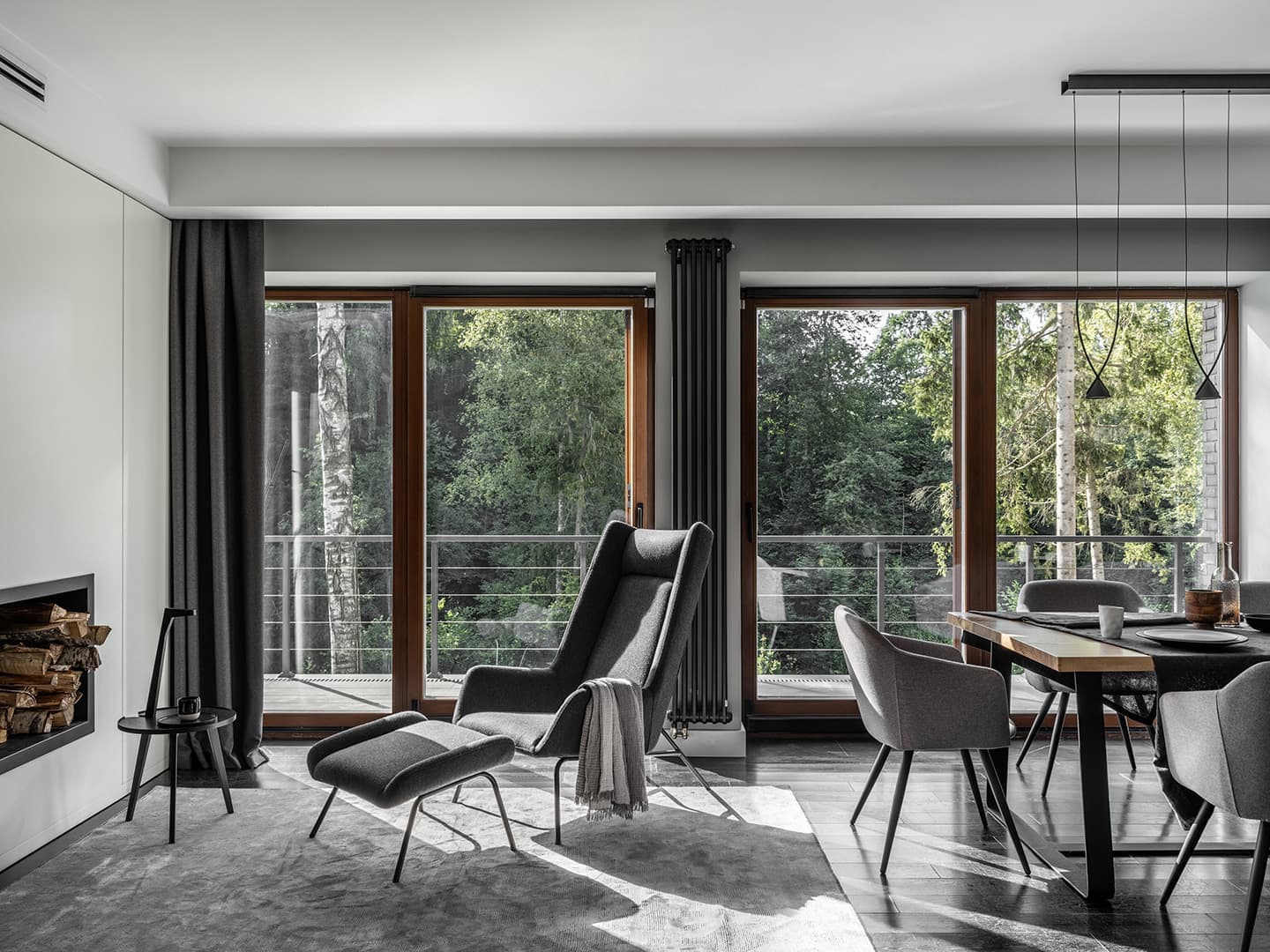 Эклектичный интерьер коттеджа с восточными нотами – проект архитектурного бюро ab2.0