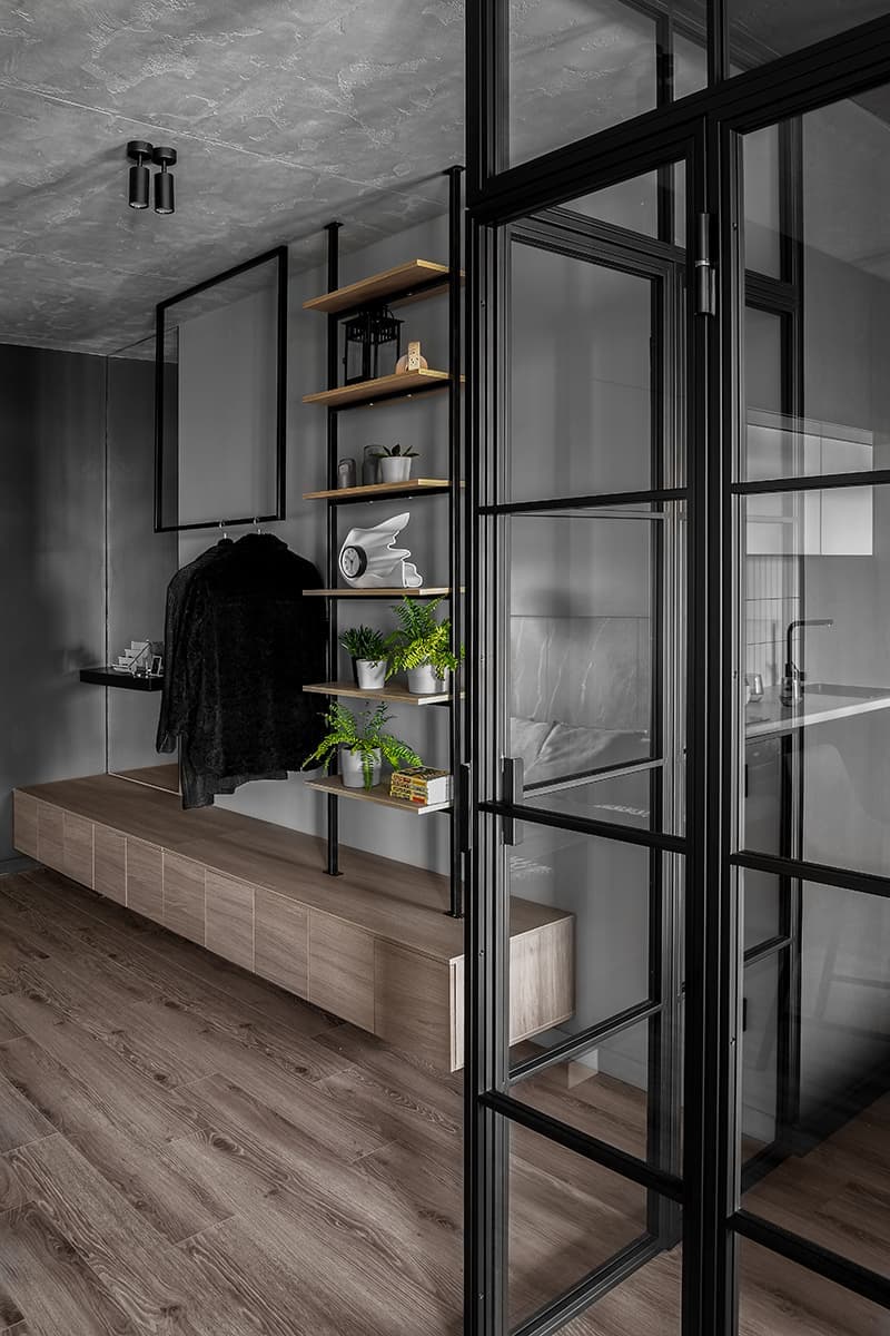 Искусство, декор и зонирование в небольшой московской студии – проект команды дизайн-бюро KIDZ