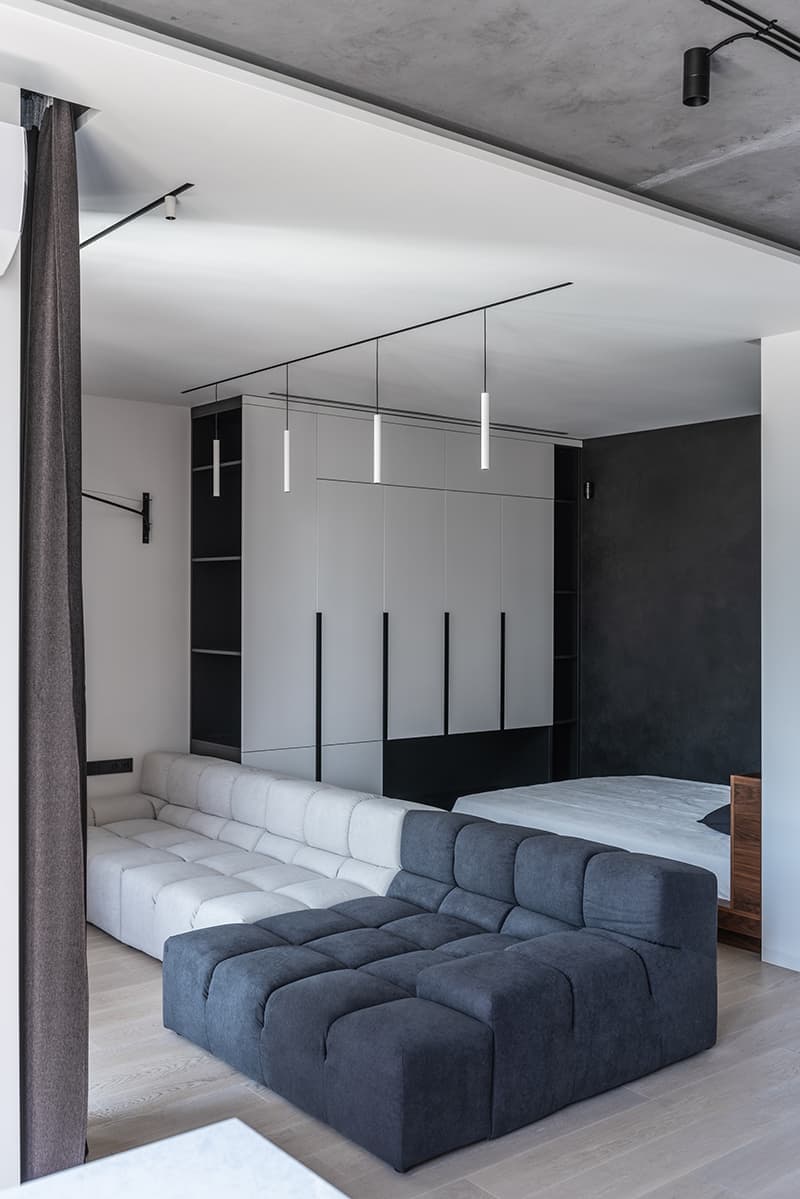 Строгий интерьер в стиле лофт для киевской квартиры – проект дизайн-студии Lauri Brothers