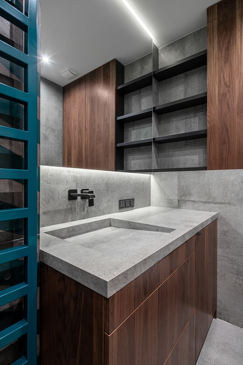 Строгий интерьер в стиле лофт для киевской квартиры – проект дизайн-студии Lauri Brothers