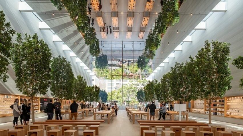 Foster + Partners спроектировали новый Apple Store в Лос-Анджелесе