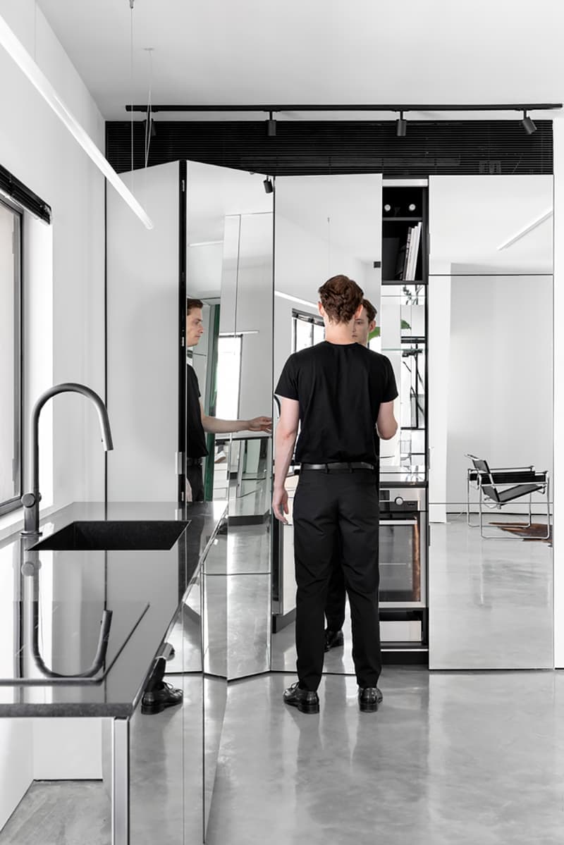 Зеркальный интерьер с индустриальными элементами – проект дизайнера Яэля Перри