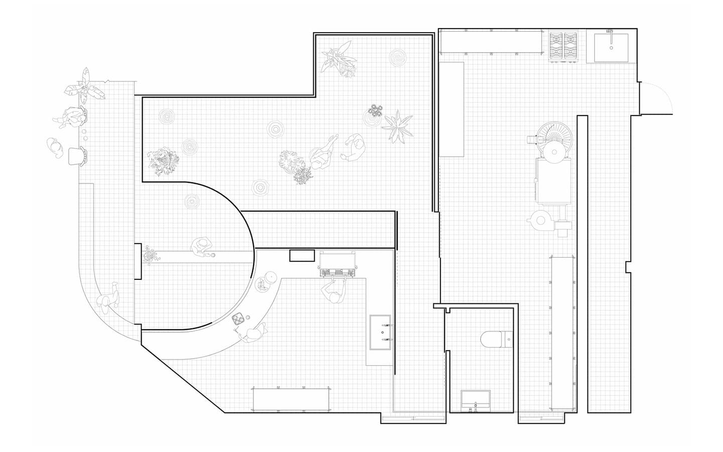 Тайваньская кофейня с тайной комнатой – проект Phoebe Says Wow Architects