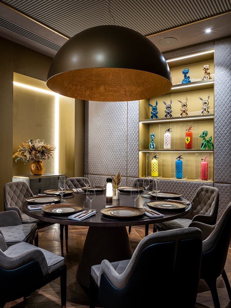 Ироничный интерьер для ресторана Александра Раппопорта – проект дизайнера Елены Крыловой