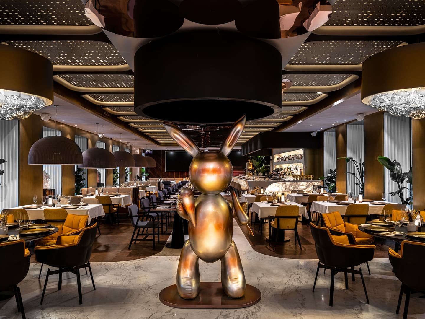 Ироничный интерьер для ресторана Александра Раппопорта – проект дизайнера Елены Крыловой