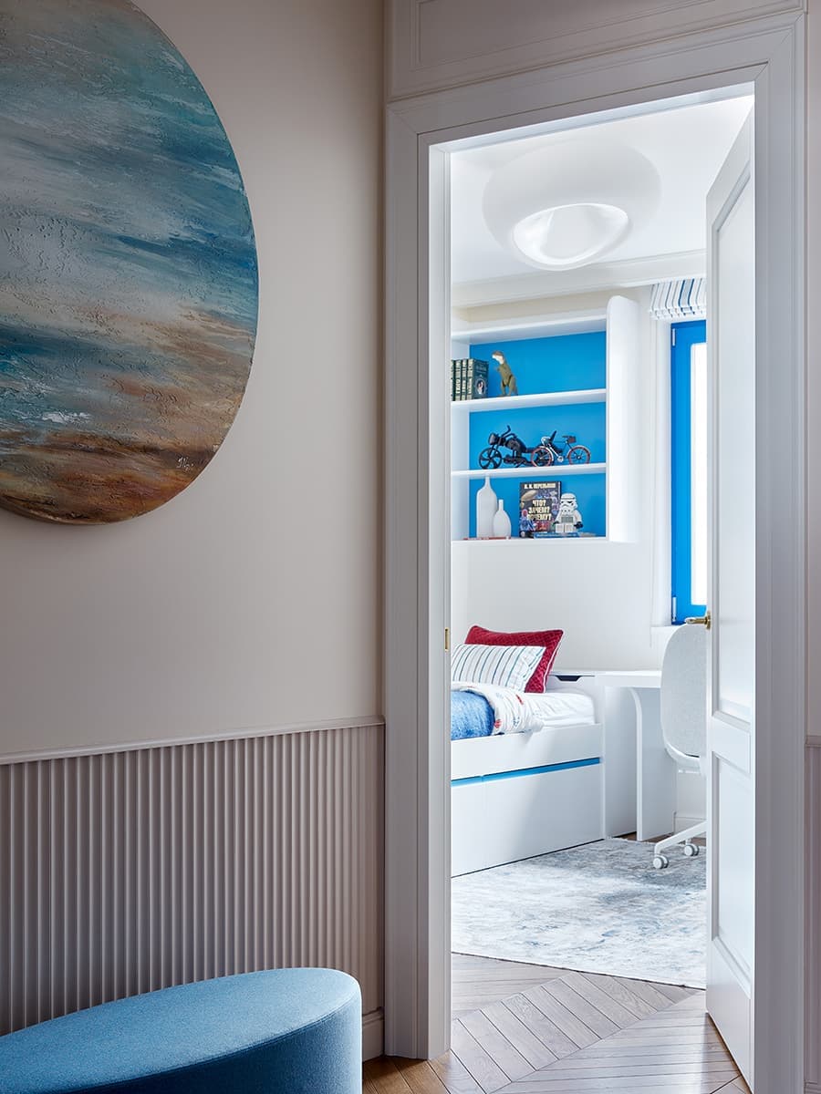 «Морская» квартира для семьи с детьми – проект Екатерины Владимировой