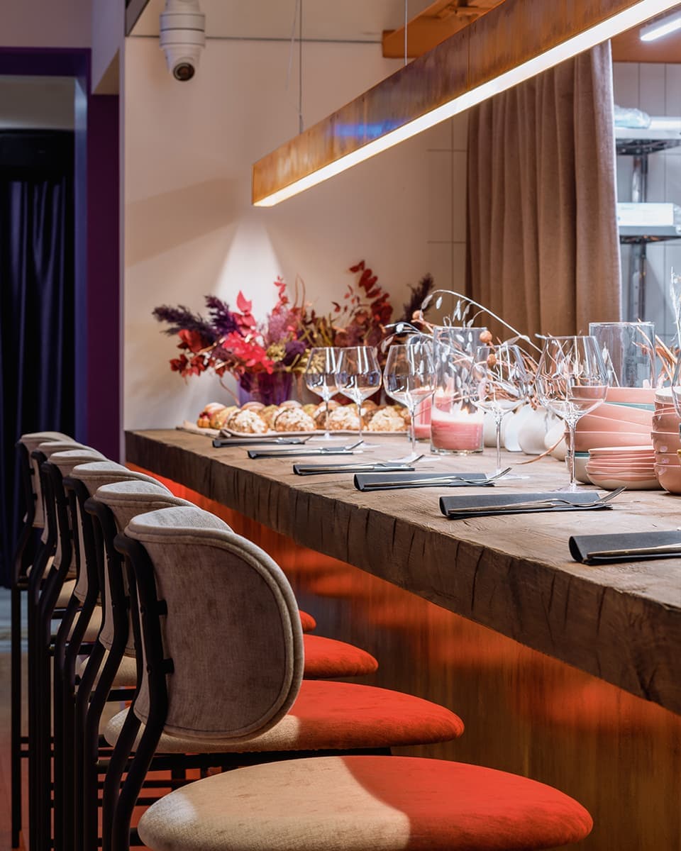Элегантный интерьер гастробистро MOST – проект дизайнера Юлии Ионовой