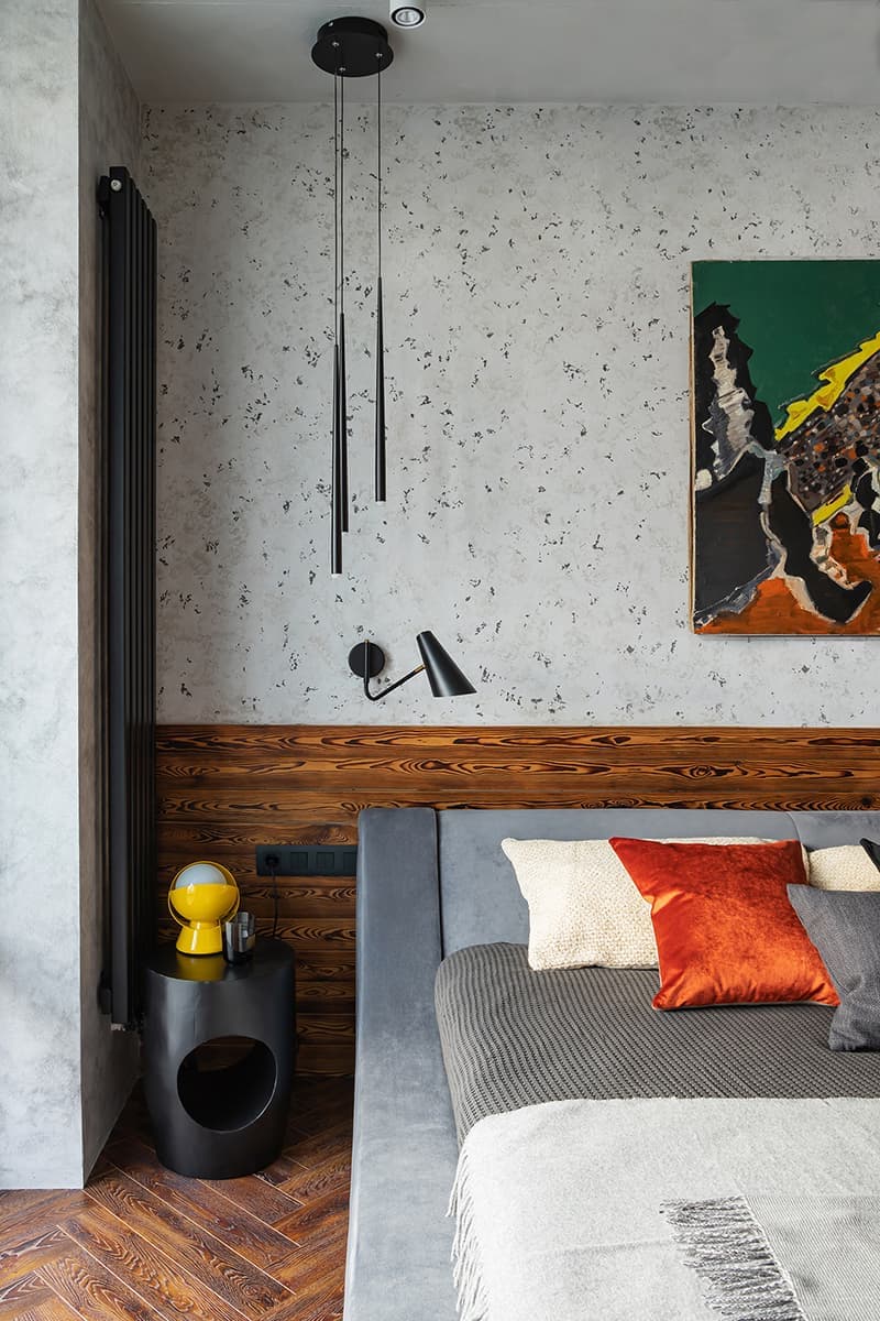 Яркий интерьер, основанный на типажах внешности – проект Евгения Швецова