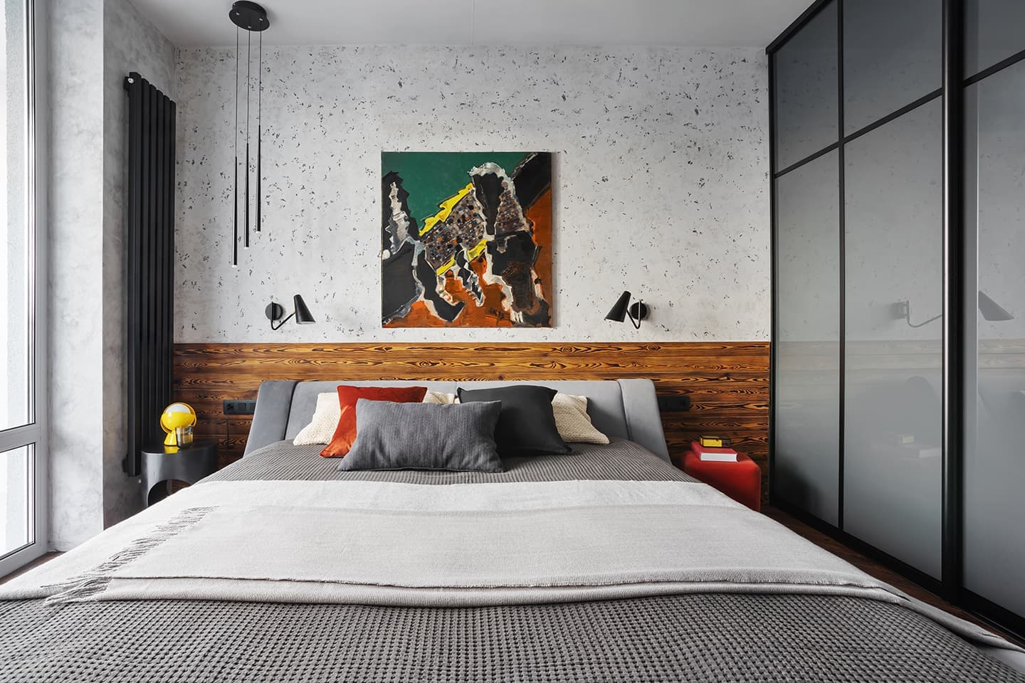 Яркий интерьер, основанный на типажах внешности – проект Евгения Швецова