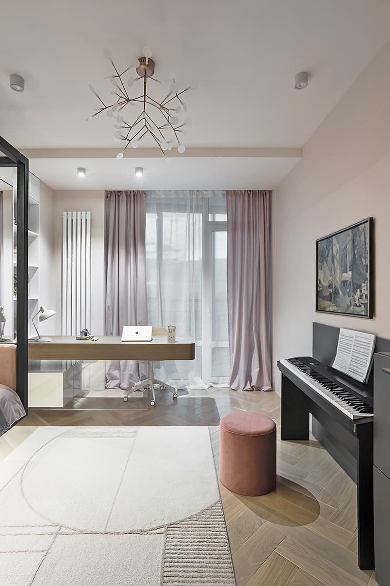 Яркий интерьер, основанный на типажах внешности – проект Евгения Швецова