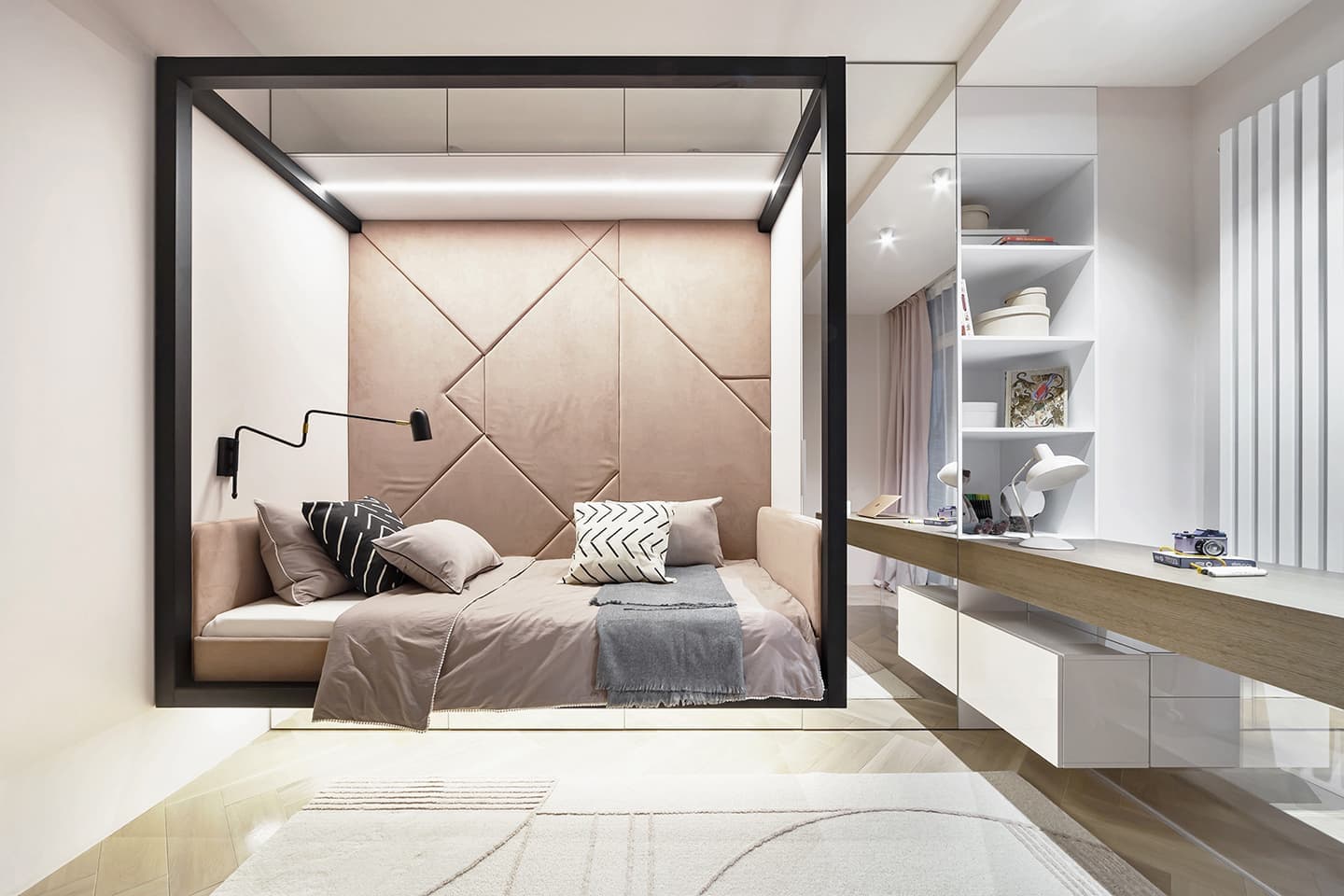 Яркий интерьер, основанный на типажах внешности – проект Евгения Швецова