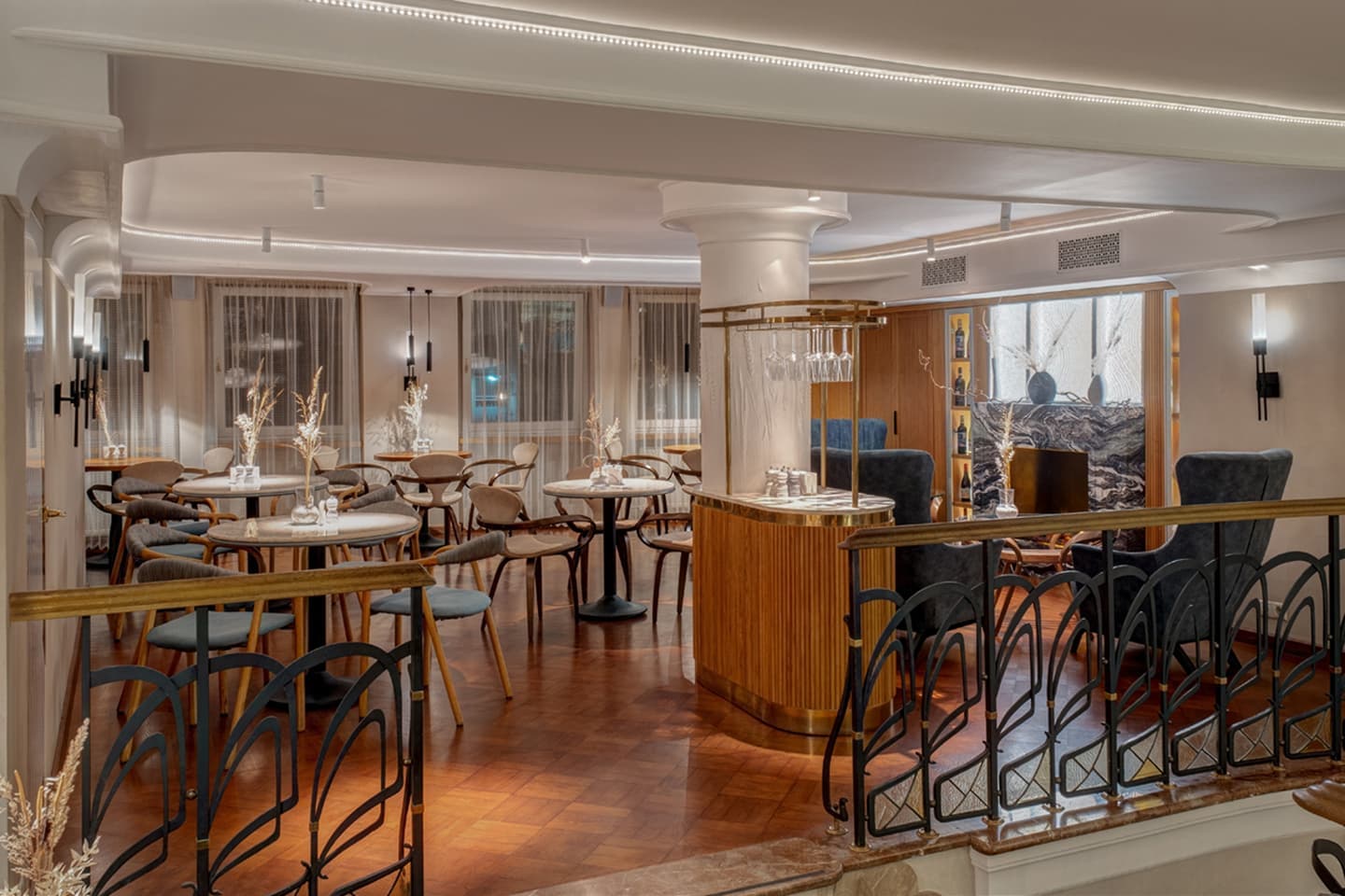 Торжественный интерьер московского ресторана — ESENIN’S design studio