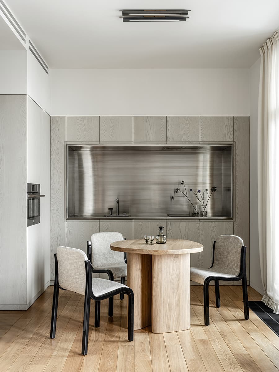 Компактная квартира в природной цветовой гамме – проект Полины Дицман