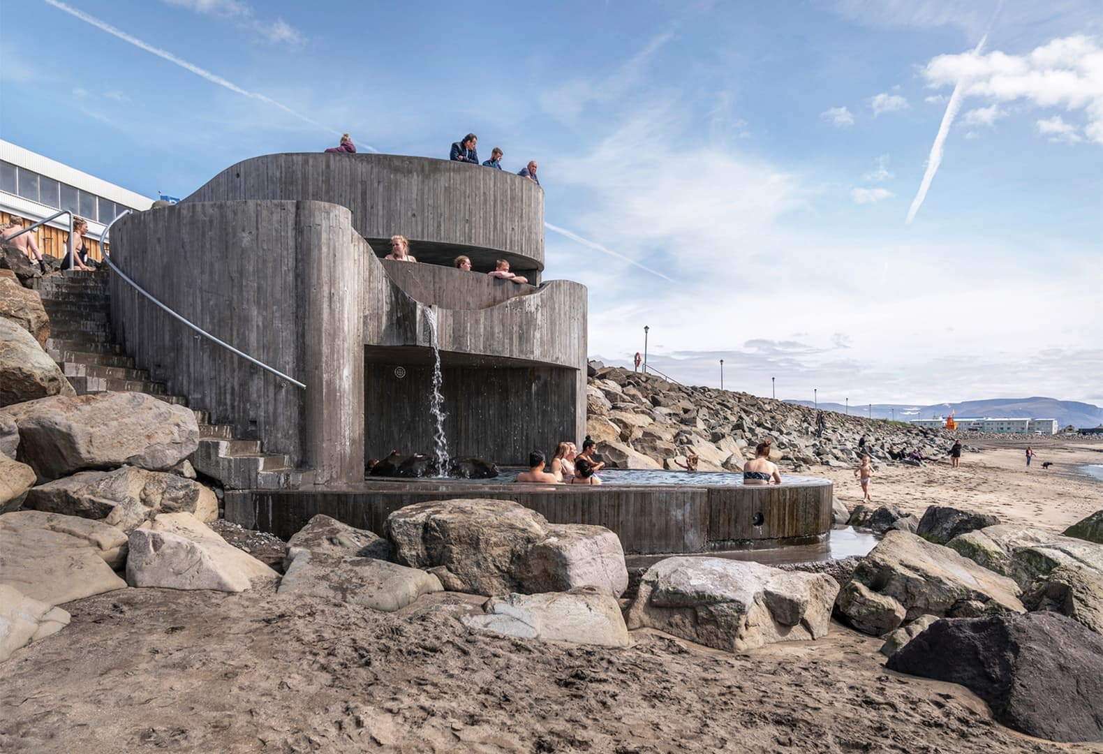 Guðlaug Baths, BASALT Architects, Исландия. Фото: © Ragnar Th Sigurðsson/Arctic Images; © Jónas Ottósson