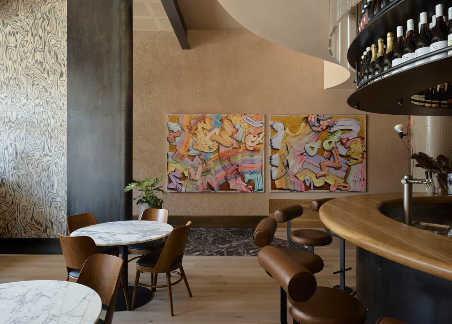 Декадентский интерьер ресторана в Мельбурне – проект Flack Studio