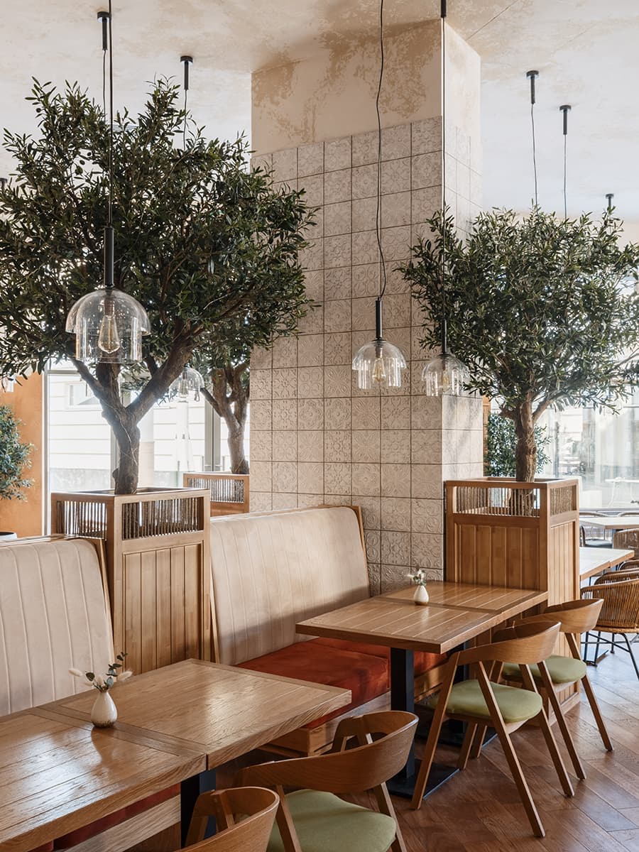 Камерный интерьер ресторана с итальянской душой – проект MODGI Group
