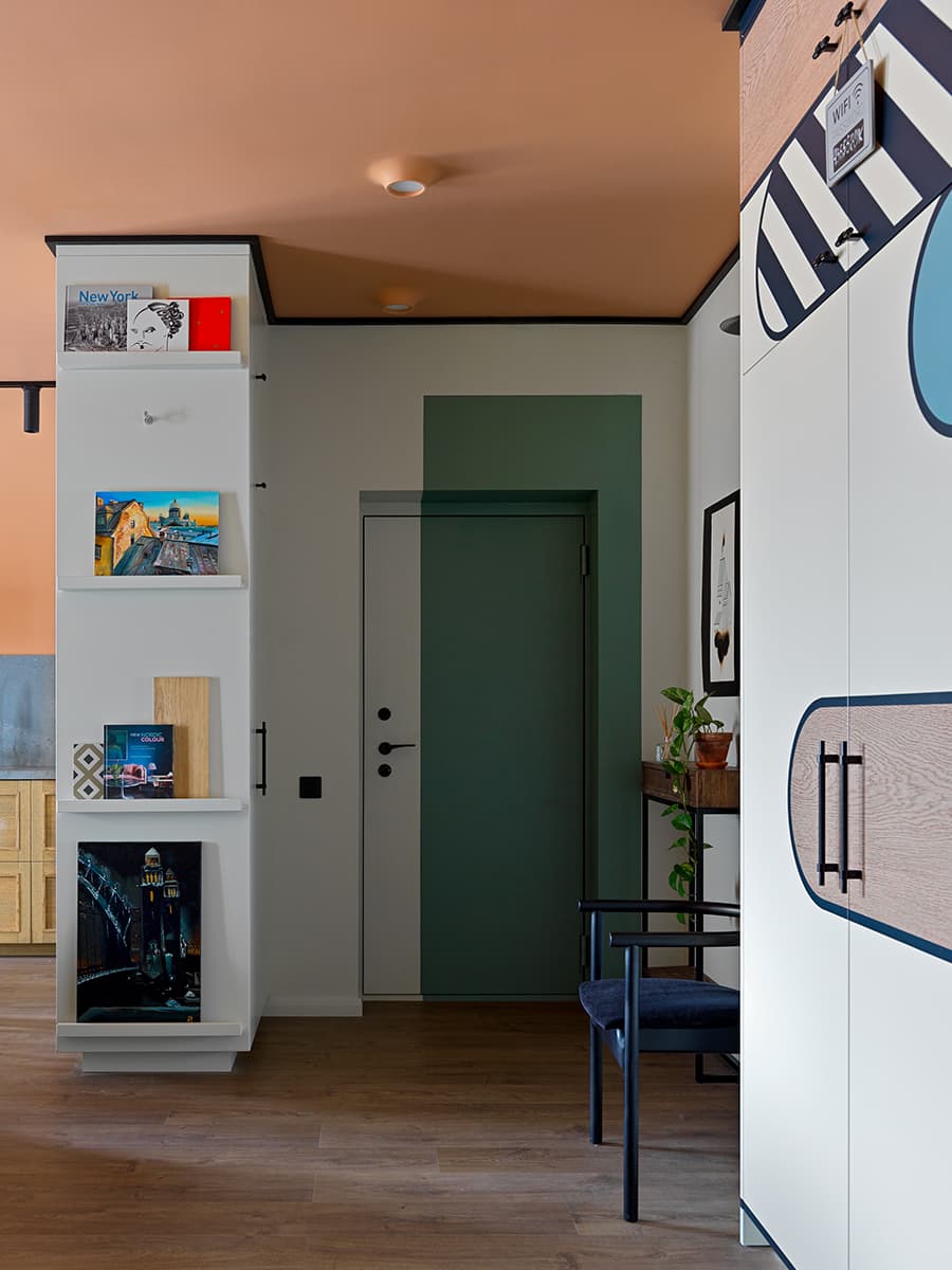 Квартира с марокканскими паттернами для девушки-студентки — проект ToTaste.studio