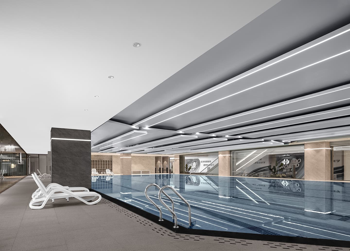 Футуристичный интерьер фитнес-центра в Китае – проект студии CUN FF