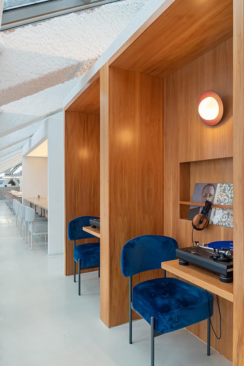 Модный интерьер новой пиццерии в универмаге «Цветной» – проект Archiproba Studios