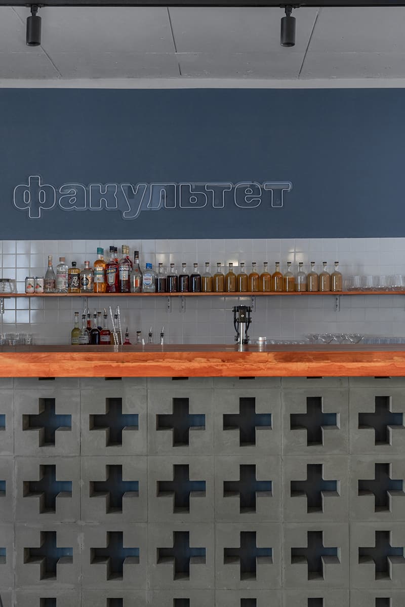 Интерьер кафе-бара с авангардистским характером – проект дизайн-бюро Zavod11