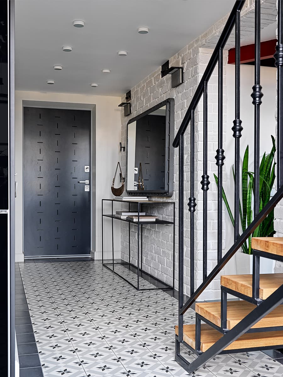 Двухэтажная квартира с эстетикой нью-йоркских лофтов – проект ToTaste.studio