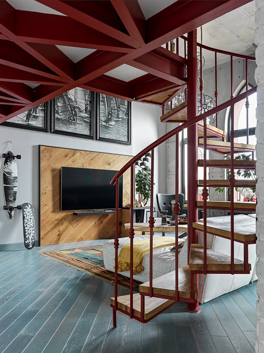 Двухэтажная квартира с эстетикой нью-йоркских лофтов – проект ToTaste.studio