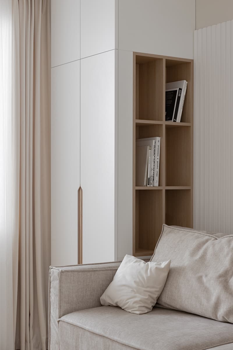 Лаконичный интерьер минской квартиры для небольшой семьи – проект Екатерины Гаращук