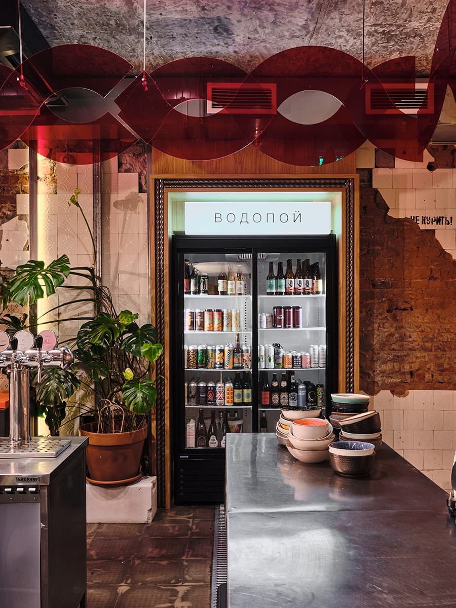 Оригинальный интерьер азиатского ресторана с открытой кухней – проект DA bureau