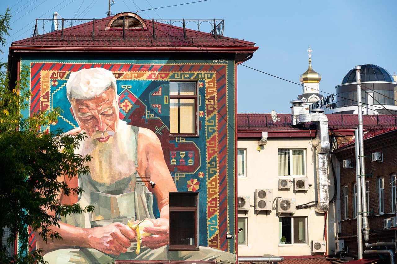 Международный фестиваль уличного искусства STENOGRAFFIA: Madzarevic, Wuper Kec. Фото: Павел Иванов