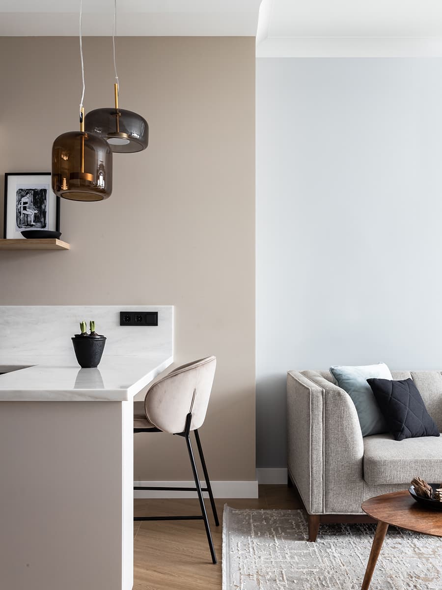 Нежный интерьер челябинской квартиры для мамы с дочкой – проект Ирины Молчановской