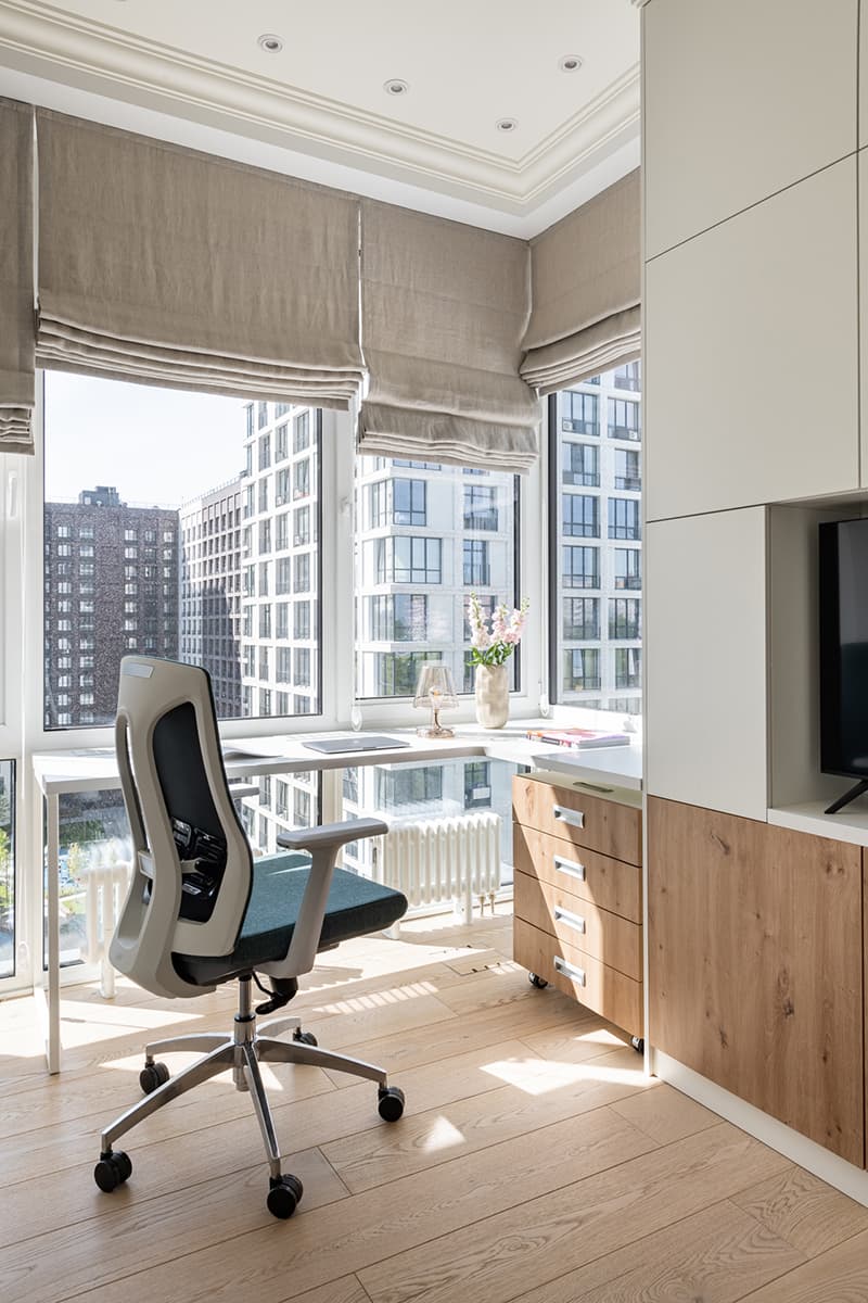 Гармоничный микс разных стилей и характеров в интерьере семейной квартиры – проект Татьяны Безверхой