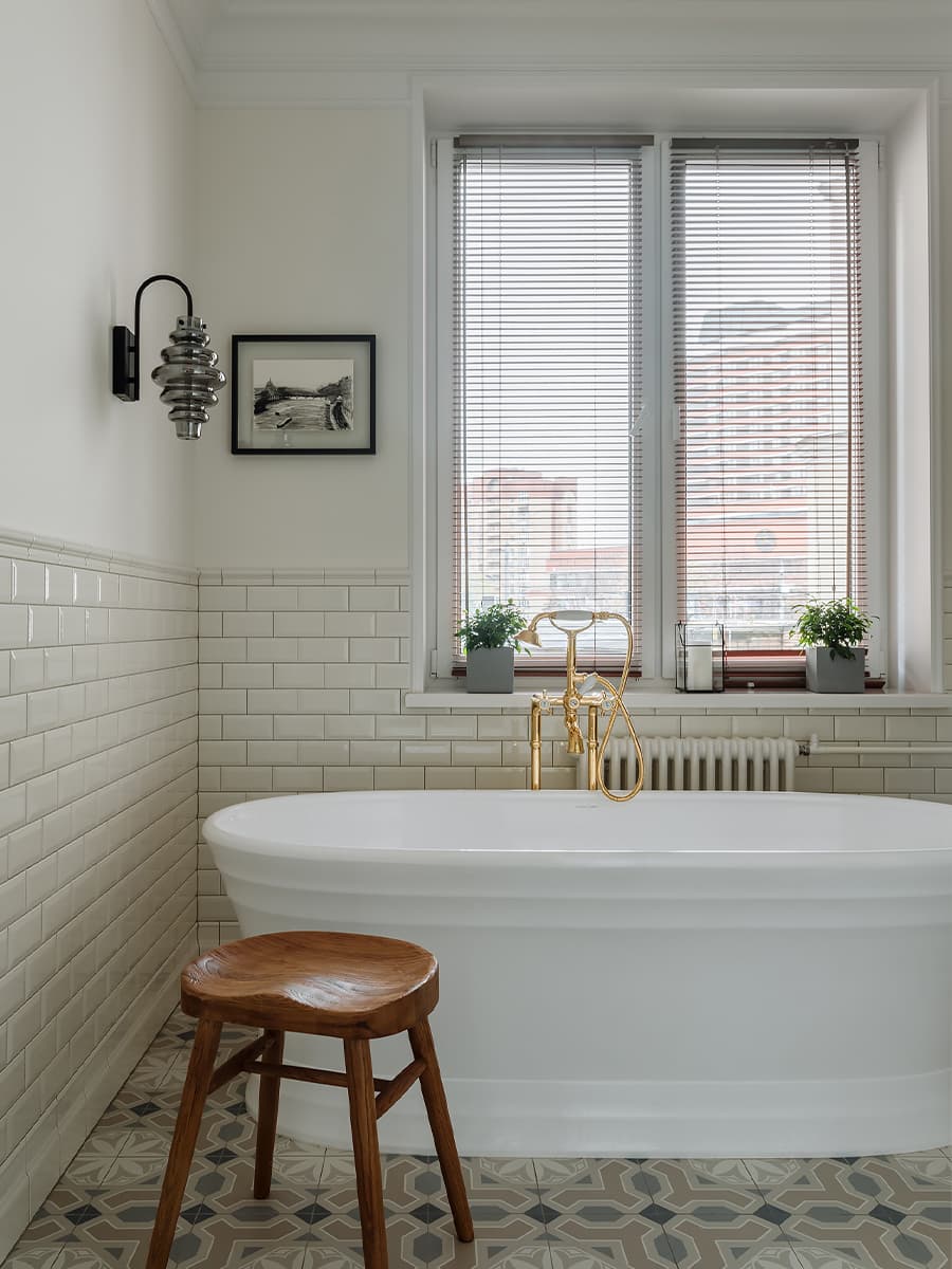 Интерьер, вдохновленный работами художника-абстракциониста Юрия Злотникова – проект Татьяны Красиковой