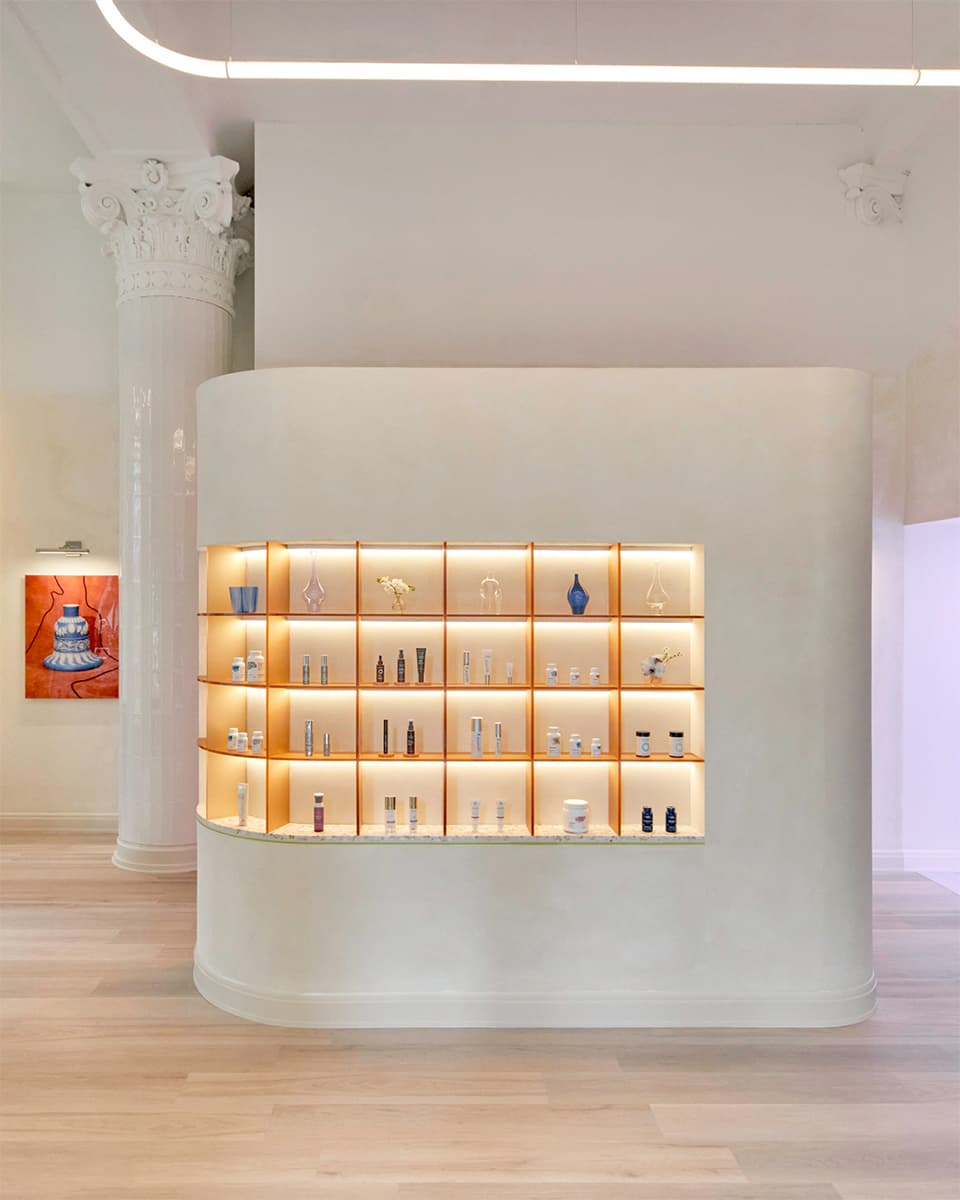 Небанальное оформление бруклинской оздоровительной клиники – проект Ringo Studio