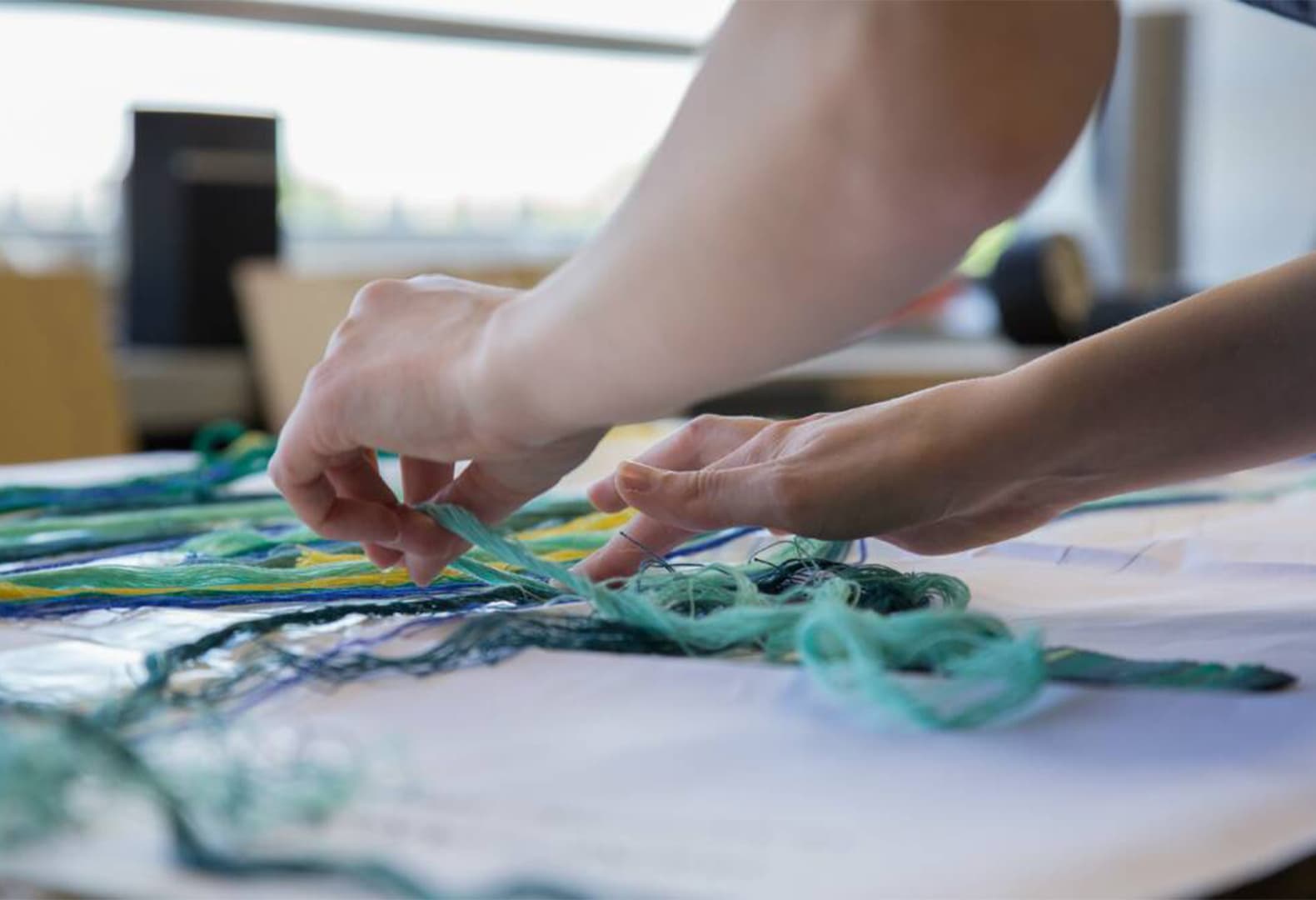 Текстильные эксперименты Венди Эндрю. Фото: © Флоран Мюло