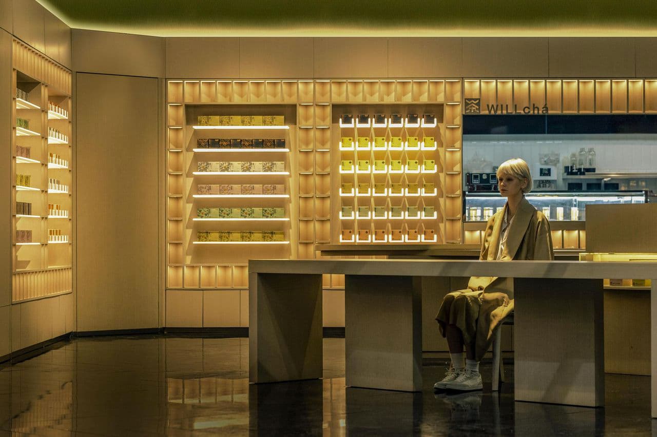 Интерьер китайской чайной, созданный на стыке традиций и технологий – проект студии СUN FF