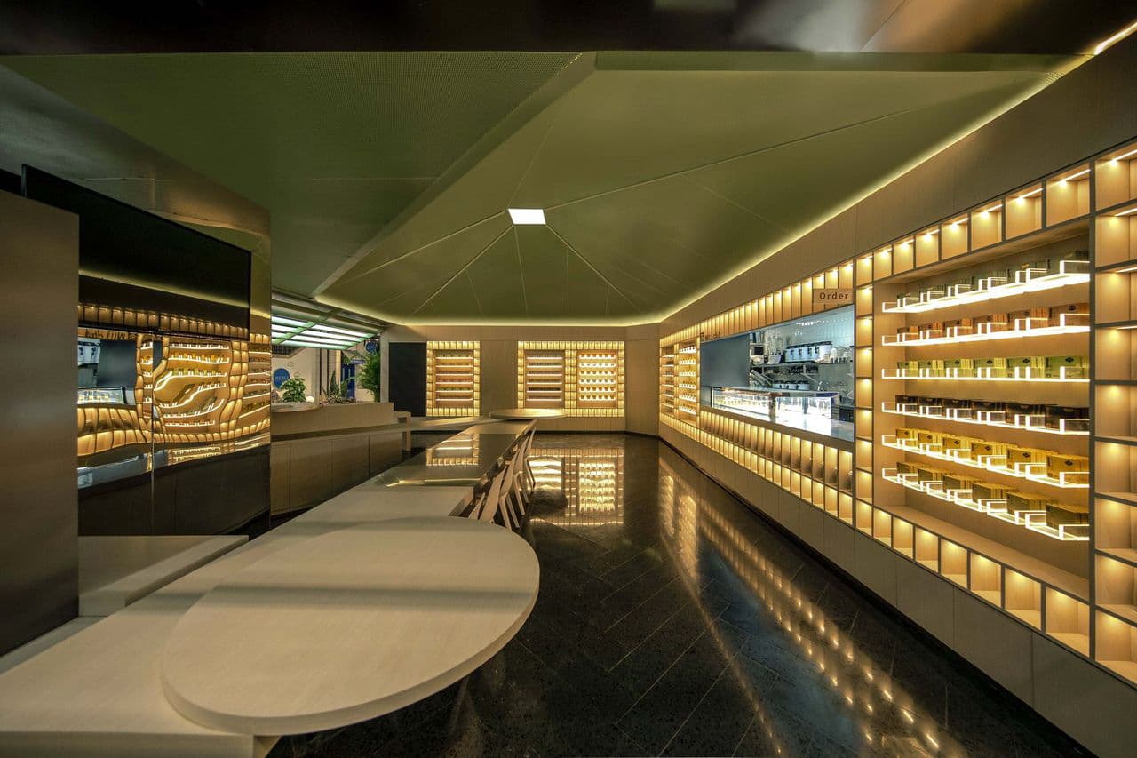 Интерьер китайской чайной, созданный на стыке традиций и технологий – проект студии СUN FF