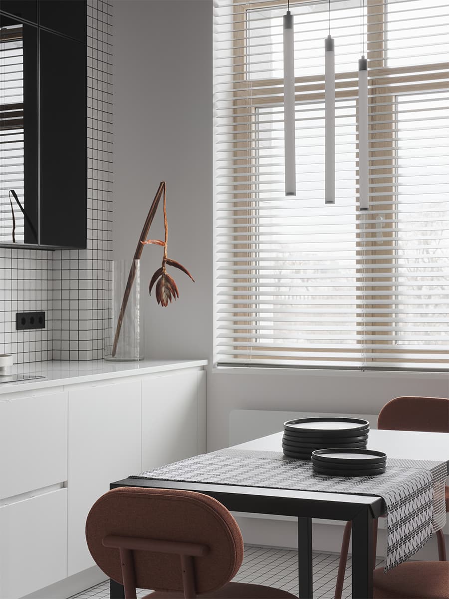 Минималистичный интерьер квартиры под сдачу со спальней-боксом – проект Алексея Иванова