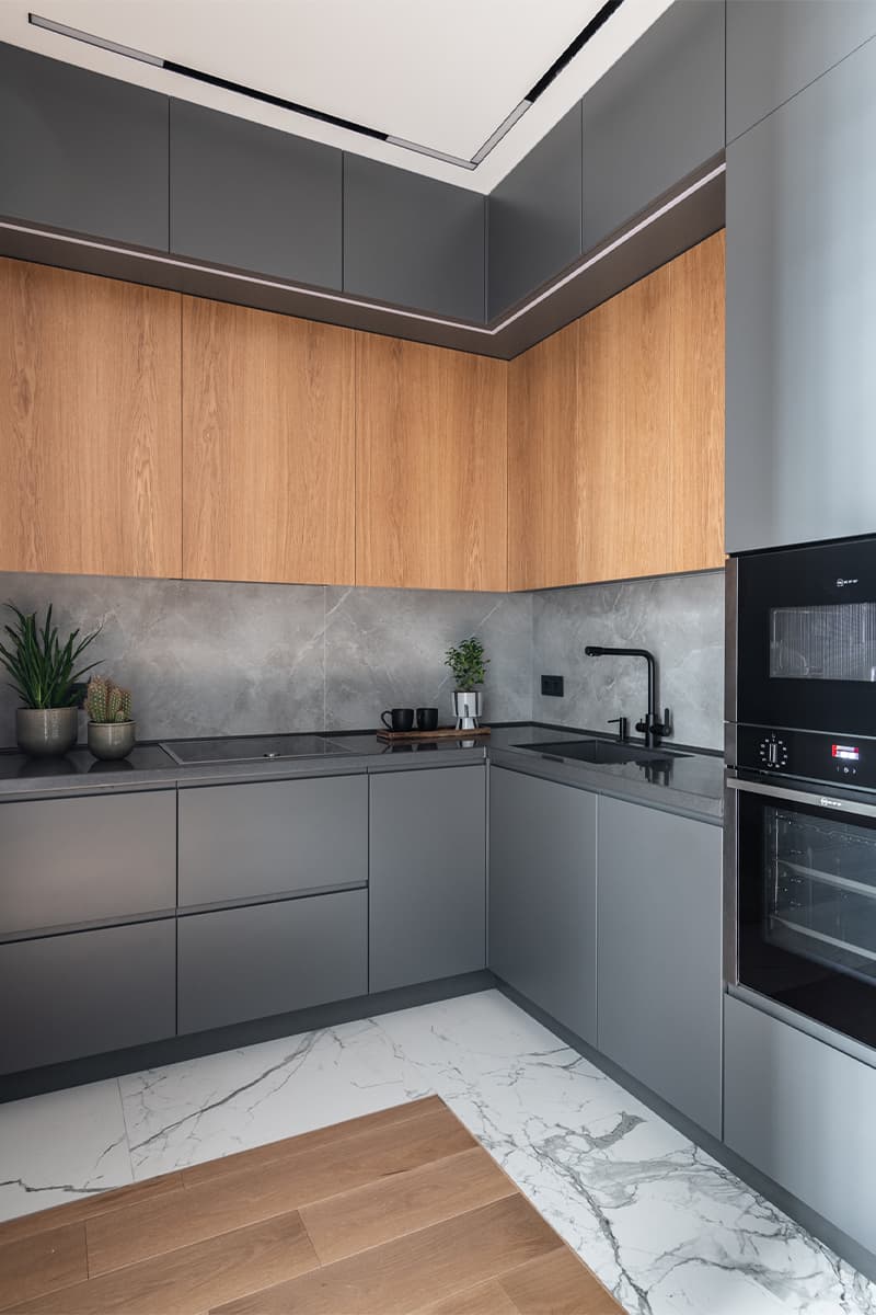 Сдержанный интерьер квартиры с двумя просторными спальнями – проект Карине Мхитарян