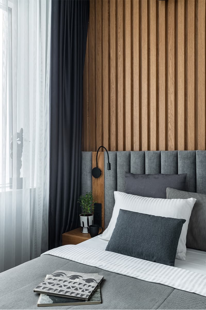 Сдержанный интерьер квартиры с двумя просторными спальнями – проект Карине Мхитарян