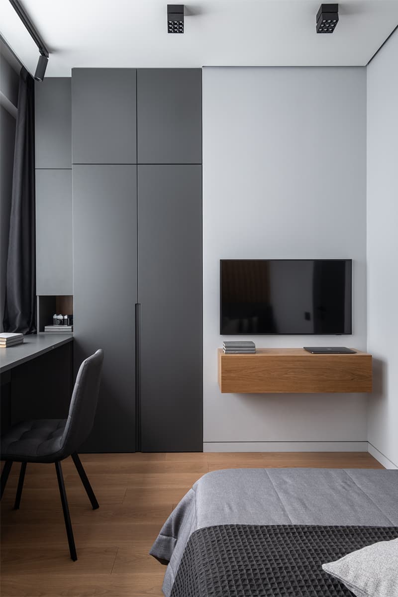 Сдержанный интерьер квартиры с двумя просторными спальнями – проект Карине Мхитарян