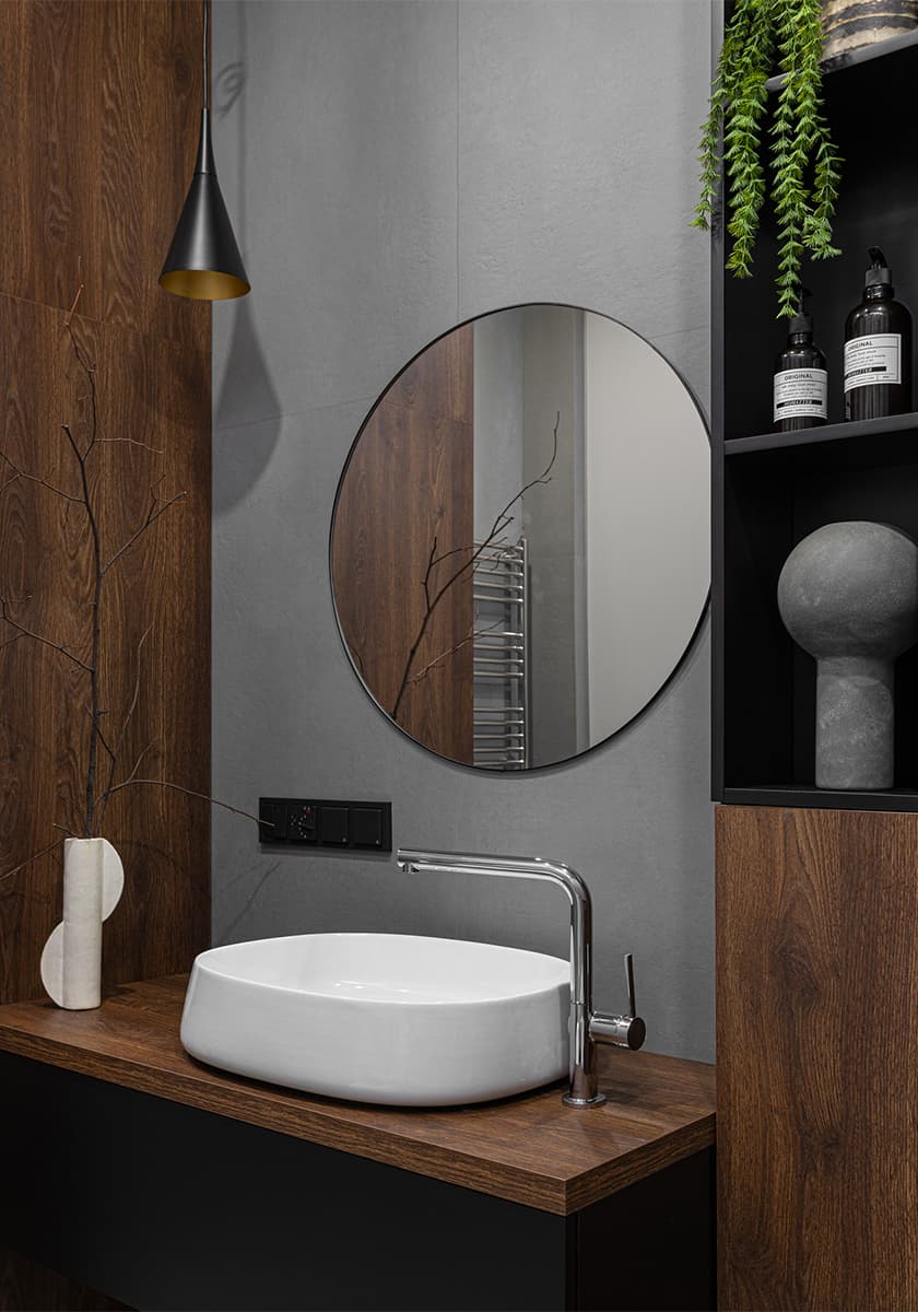 Функциональный интерьер квартиры с панорамным видом на реку – проект ELF Interior