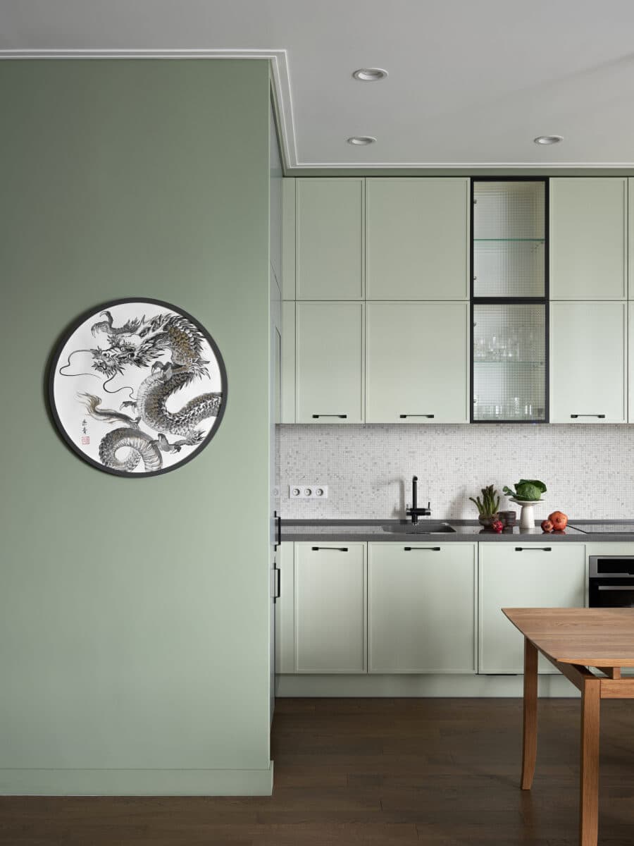 Квартира с умиротворяющей атмосферой Азии в самом центре Москвы – проект Натальи Истоминой